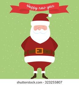 happy merry christmas design, vector illustration eps10 graphic 