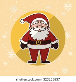 happy merry christmas design, vector illustration eps10 graphic 