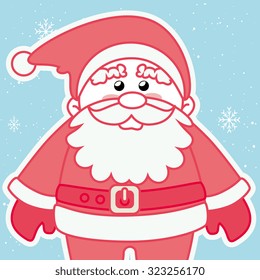 happy merry christmas design, vector illustration eps10 graphic 