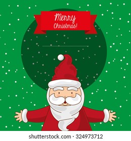 happy merry christmas design, vector illustration eps10 graphic 