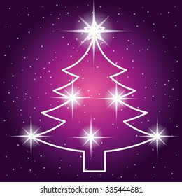 happy merry christmas design, vector illustration eps10 graphic 