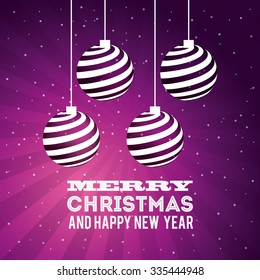 happy merry christmas design, vector illustration eps10 graphic 