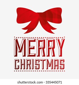 happy merry christmas design, vector illustration eps10 graphic 