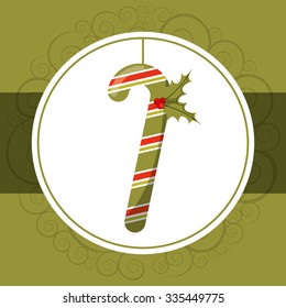 happy merry christmas design, vector illustration eps10 graphic 