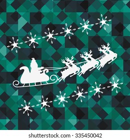 happy merry christmas design, vector illustration eps10 graphic 