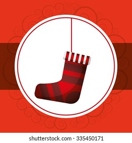 happy merry christmas design, vector illustration eps10 graphic 