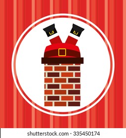happy merry christmas design, vector illustration eps10 graphic 