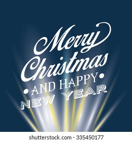 happy merry christmas design, vector illustration eps10 graphic 