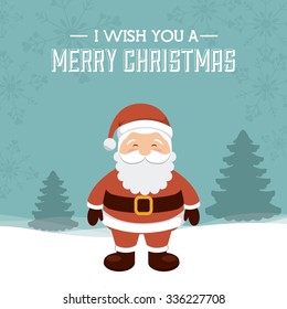 happy merry christmas design, vector illustration eps10 graphic 