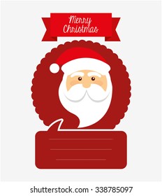 happy merry christmas design, vector illustration eps10 graphic 