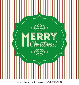 happy merry christmas design, vector illustration eps10 graphic 