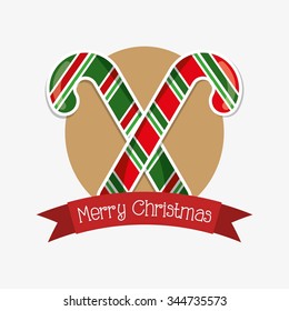 happy merry christmas design, vector illustration eps10 graphic 