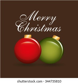 happy merry christmas design, vector illustration eps10 graphic 
