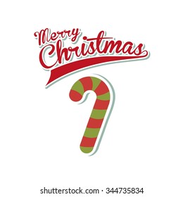 happy merry christmas design, vector illustration eps10 graphic 