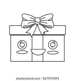 happy merry christmas gifts kawaii style