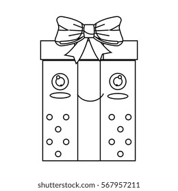 happy merry christmas gifts kawaii style