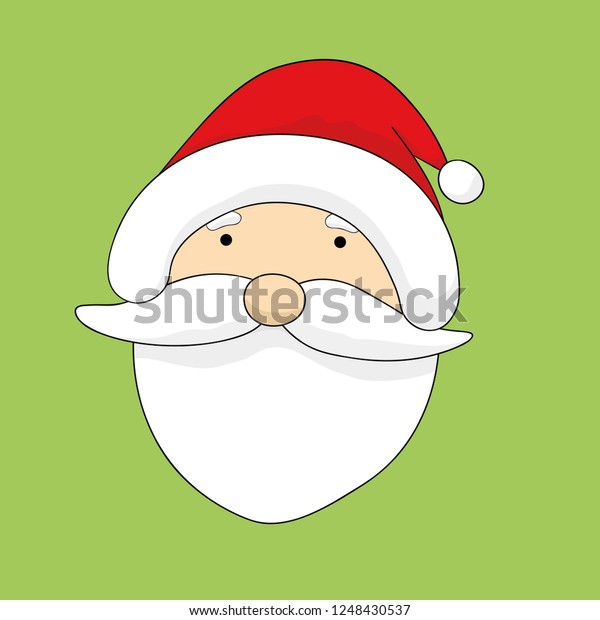 Happy Merry Christmas Santa Claus Vector Stock Vector