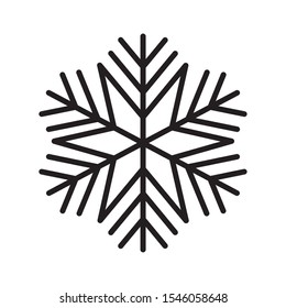 happy merry christmas snowflake icon vector illustration design