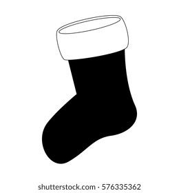 happy merry christmas sock card