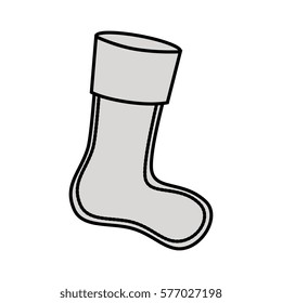 happy merry christmas sock card