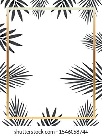 happy merry christmas tree branches frame vector illustration design