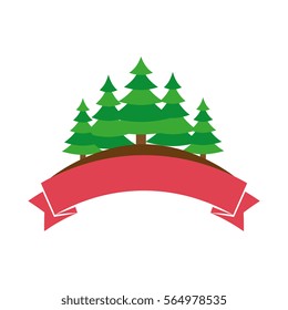 happy merry christmas tree card