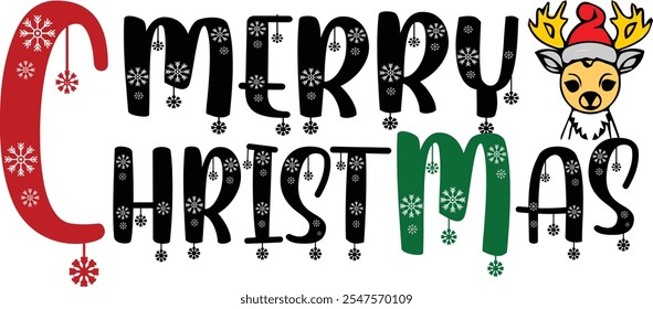 Imagen de Vector de tipografía de Navidades felices