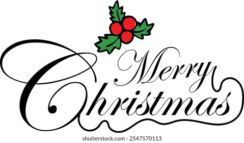 Imagen de Vector de tipografía de Navidades felices