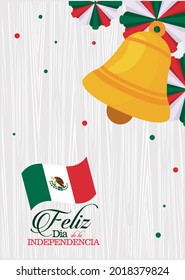 happy mexico independence day lettering