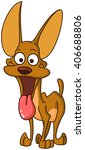 Happy miniature pinscher dog