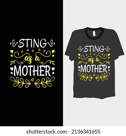 Happy Moher's Day T-shirt Design