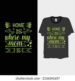 Happy Moher's Day T-shirt Design