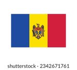 Happy Moldova Independence day, Moldova Independence day, Moldova, Flag of Moldova, 27th August, 27 August, National Day, Independence Day National Flag, Flag Typographic Design Typography Vector Icon