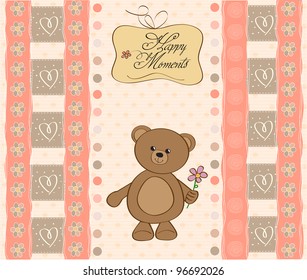 happy moments greeting card