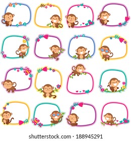 happy monkey layout design
