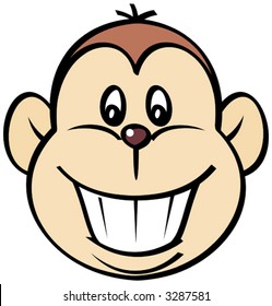 Happy Monkey – Vector Illustration