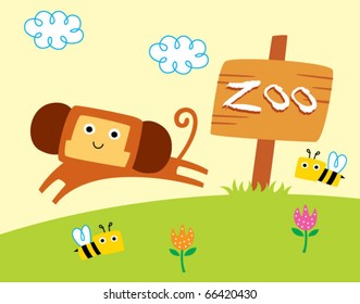 happy monkey zoo