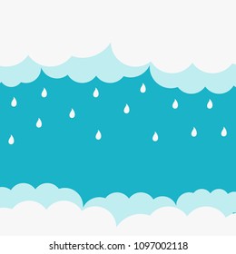 Happy Monsoon Season design, Vector Illustration.