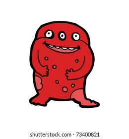 happy monster cartoon