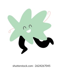 Feliz monstro personagem ilustração design stock
