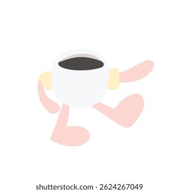 Feliz monstro personagem ilustração design stock