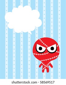 happy monster message tag