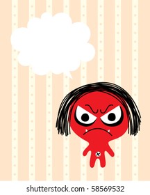 happy monster message tag