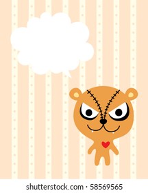 happy monster message tag
