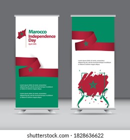 Happy Morocco Independence Day Celebration Vector Template Design Illustration