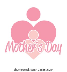 Happy mother day background with some special objects