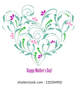 Happy mother day background, vector illustration