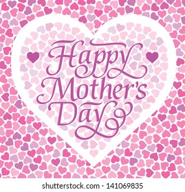 Happy mother day background, vector illustration