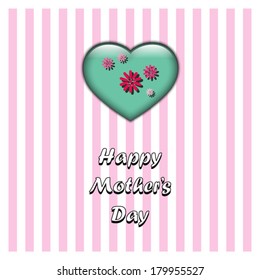 Happy mother day background, vector illustration