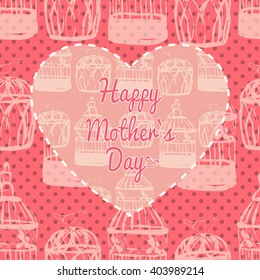 happy Mother Day background. vector illustration